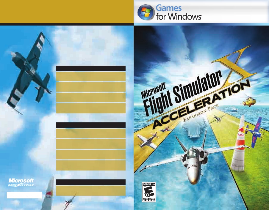 what are the new aircrafts in fsx acceleration