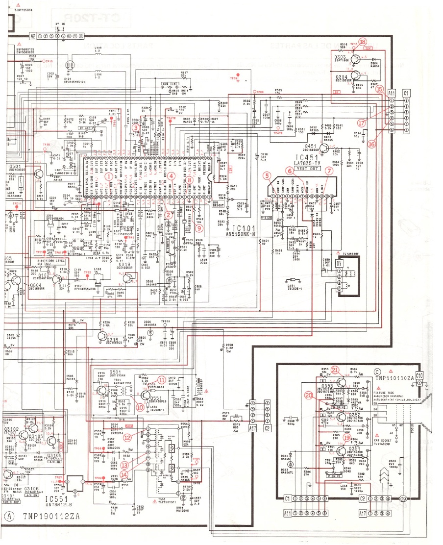 PDF) Diagrama Panasonic Ct-t20r =Ct-t14r .0001 