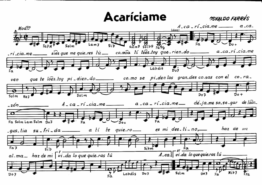 Premio Excremento Girar en descubierto PDF) Partituras Canciones Viejas (Boleros, Mambos, Tangos, Sones)(2) -  DOKUMEN.TIPS