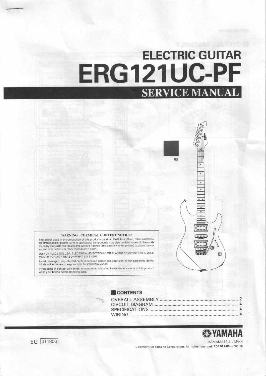 Yamaha ERG121 Manual  Yamaha Erg 121c Wiring Diagram    DOKUMEN.TIPS