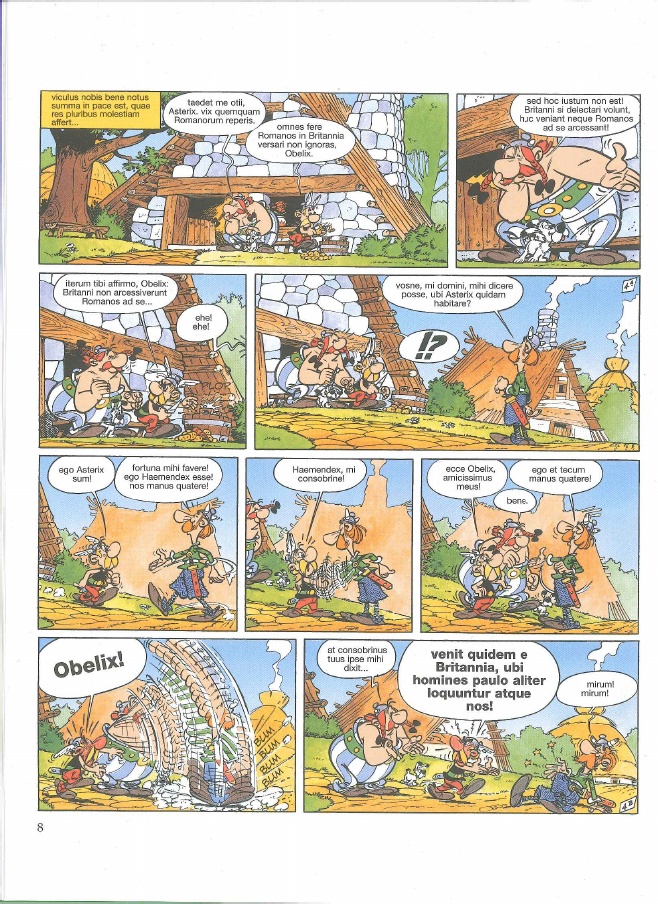 Asterix apud Britannos Asterix latein 09 
