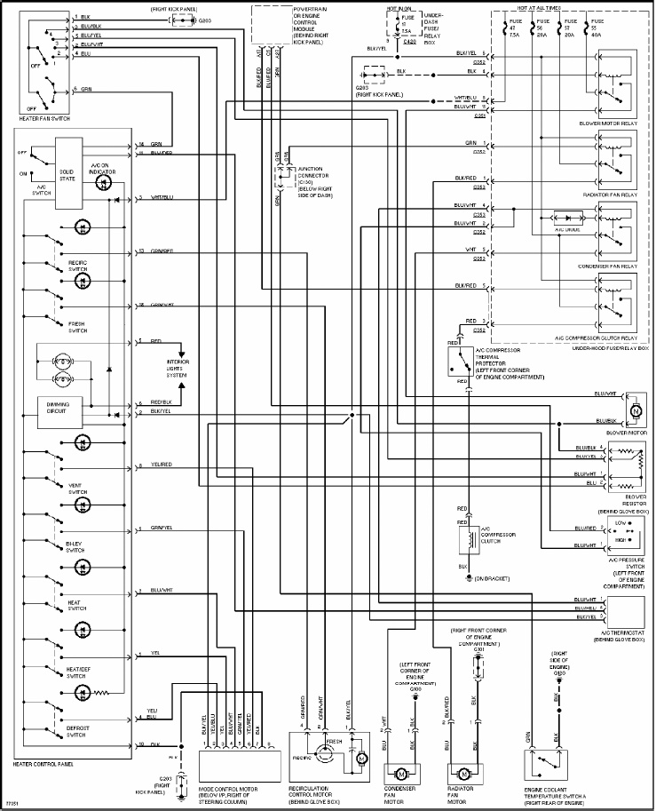 Honda Civic 97 Wiring Diagram